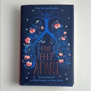 Five Feet Apart Hardcover Book by Rachel Lipincott cystic fibrosis bestseller